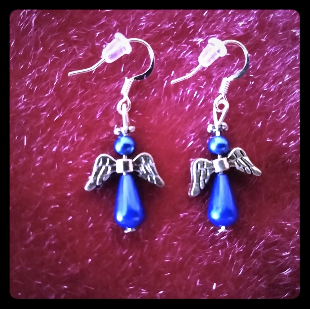Angel earrings